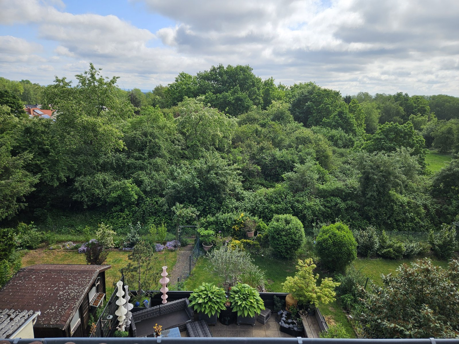 Aussicht von der Dachterrasse