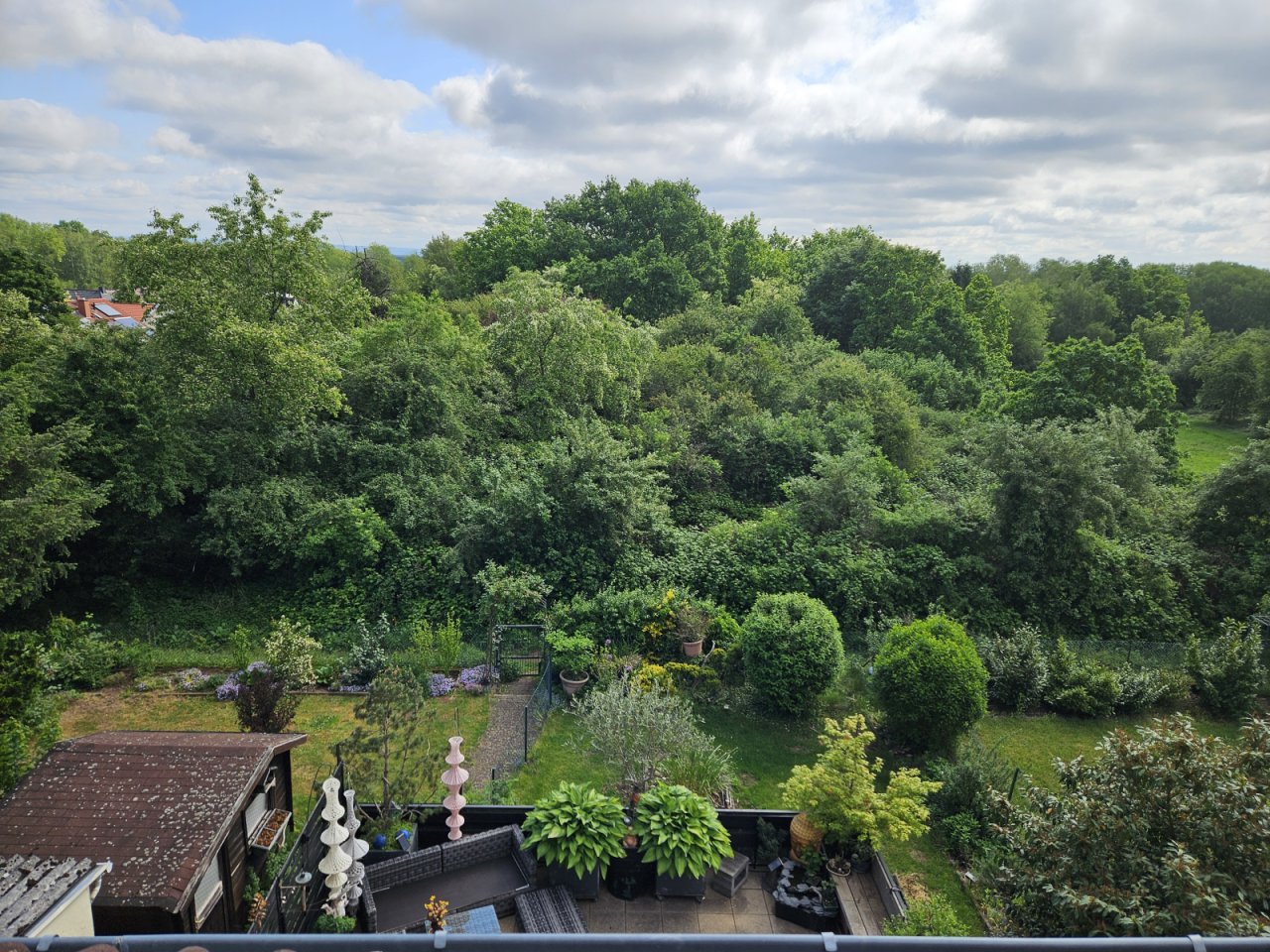 Aussicht von der Dachterrasse